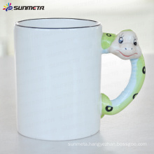 sublimation Animal blank mug snake